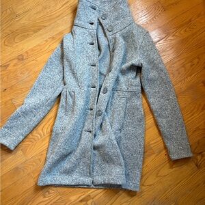 Patagonia Heather Gray Trench Coat